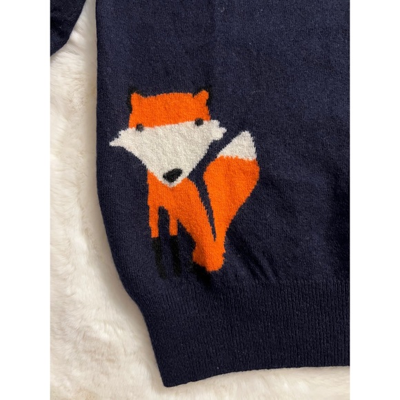 J.CREW, FOX NAVY BLUE SWEATER, WOMEN, SMALL - Picture 4 of 6